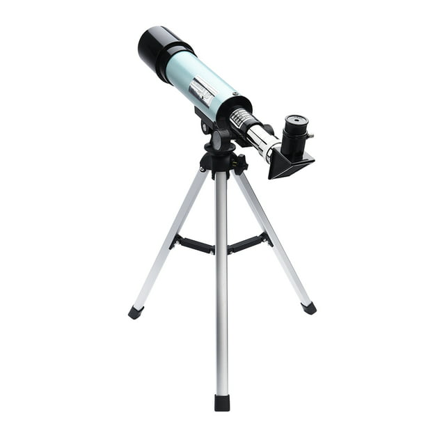 F36050 Astronomy Telescopes for Kids & Children & Beginners Refractor Telescopes for Adults for Kids Astronomy Professional Travel Astronomical Refracting Telescope with Tripod Blue 